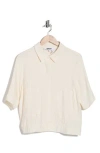 Dkny Short Sleeve Roll Tab Jacket In Neutral
