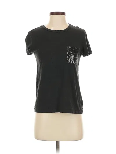 Pre-owned Dkny Short Sleeve T-shirt In Black