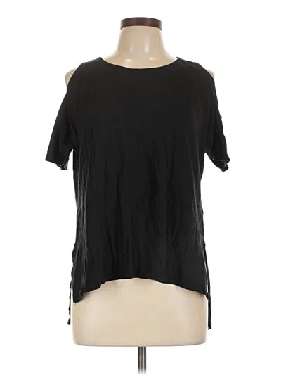 Pre-owned Dkny Short Sleeve T-shirt In Black