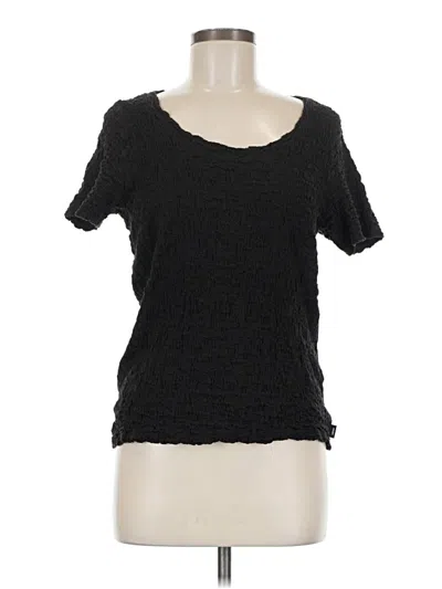 Pre-owned Dkny Short Sleeve T-shirt In Black
