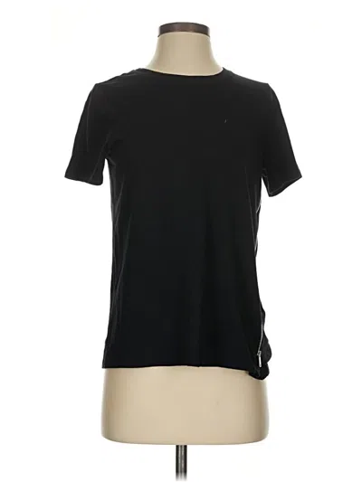 Pre-owned Dkny Short Sleeve T-shirt In Black
