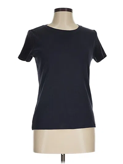 Pre-owned Dkny Short Sleeve T-shirt In Black