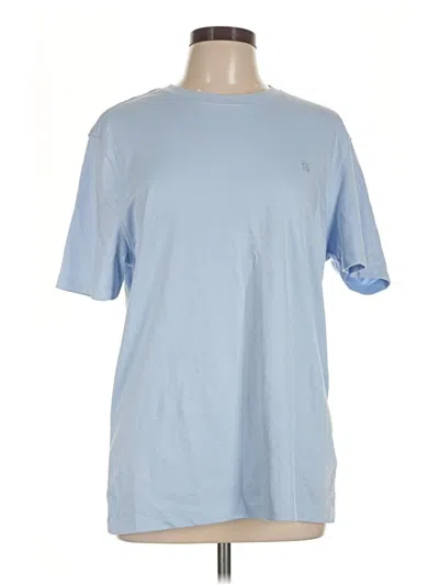Pre-owned Dkny Short Sleeve T-shirt In Blue