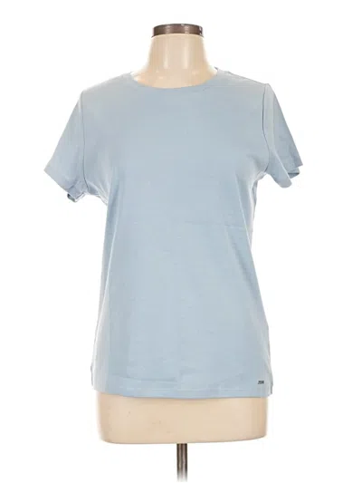 Pre-owned Dkny Short Sleeve T-shirt In Blue