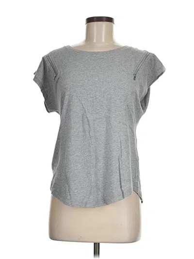 Pre-owned Dkny Short Sleeve T-shirt In Gray