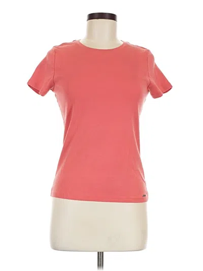 Pre-owned Dkny Short Sleeve T-shirt In Pink