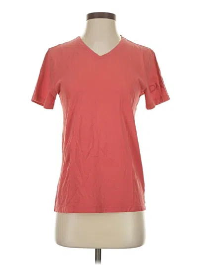 Pre-owned Dkny Short Sleeve T-shirt In Red