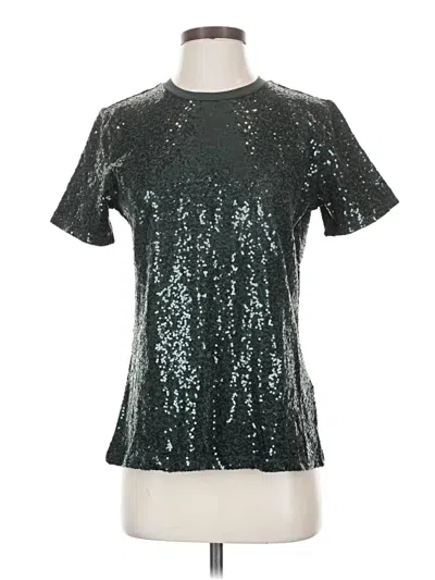 Pre-owned Dkny Short Sleeve T-shirt In Silver