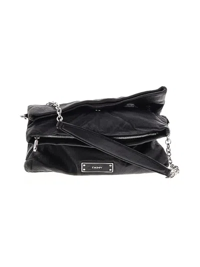 Pre-owned Dkny Shoulder Bag In Black