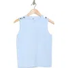 Dkny Shoulder Button Sleeveless Sweater