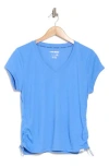 Dkny Side Ruched Tech T-shirt
