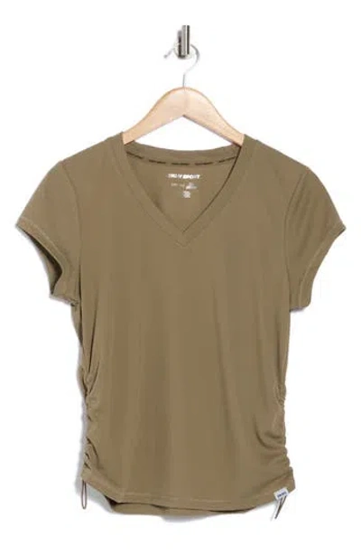 Dkny Side Ruched Tech T-shirt