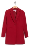 Dkny Single Button Blazer In Red