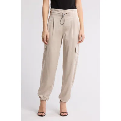 Dkny Skinny Leg Cargo Pants In Pebble
