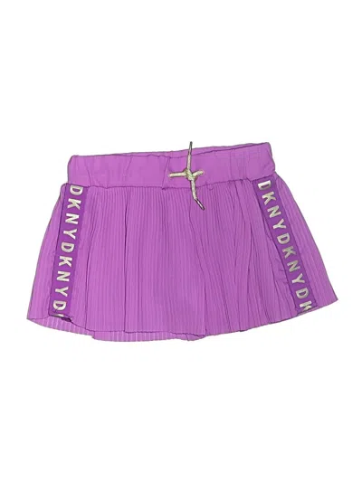 Pre-owned Dkny Kids' Skirt In Purple