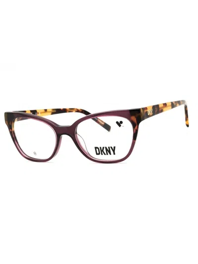 Dkny Sleek Cat-eye Mini Eyeglasses In Brown
