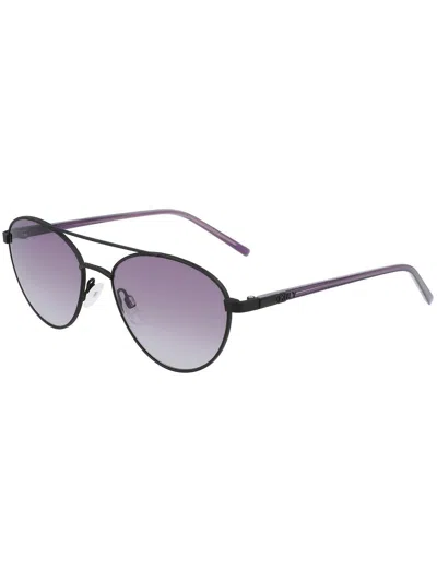 Dkny Sleek Metal Women's Sunglasses - Style Dk302 S 500 In Black
