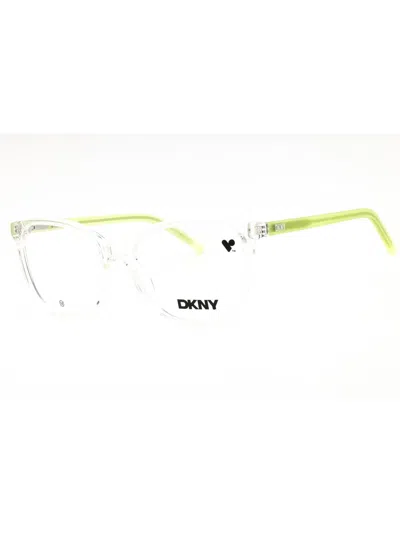 Dkny Sleek Rectangular Eyeglasses For Women In Transparent