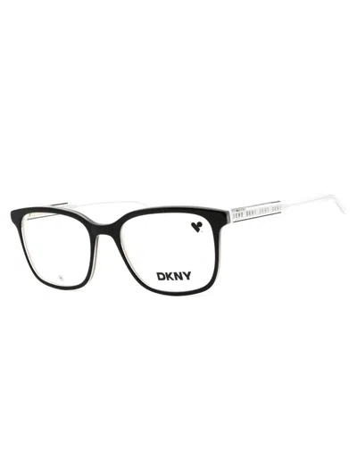 Dkny Sleek Rectangular Eyeglasses For Women In Black