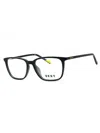 Dkny Sleek Rectangular Women's Eyeglasses In Red