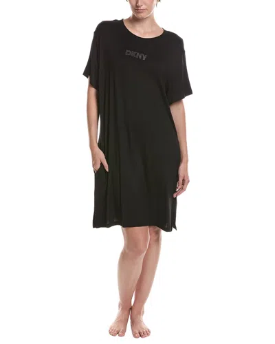 Dkny Sleepshirt In Black