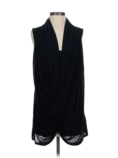 Pre-owned Dkny Sleeveless Blouse In Black