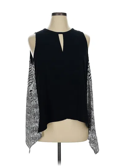 Pre-owned Dkny Sleeveless Blouse In Black