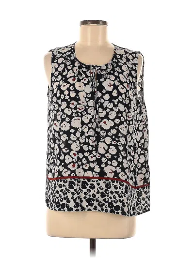 Pre-owned Dkny Sleeveless Blouse In Black