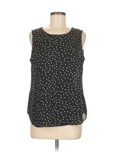 Pre-owned Dkny Sleeveless Blouse In Black