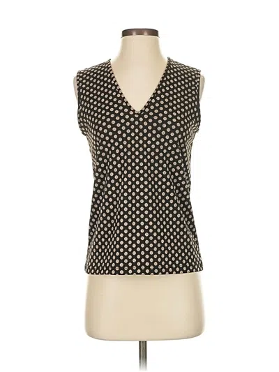 Pre-owned Dkny Sleeveless Blouse In Black