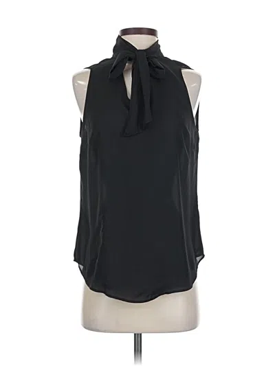 Pre-owned Dkny Sleeveless Blouse In Black