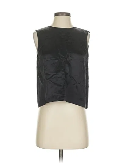 Pre-owned Dkny Sleeveless Blouse In Black