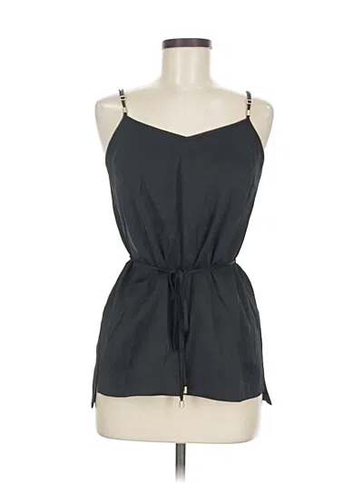 Pre-owned Dkny Sleeveless Blouse In Black