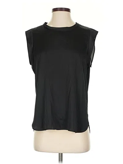 Pre-owned Dkny Sleeveless Blouse In Black