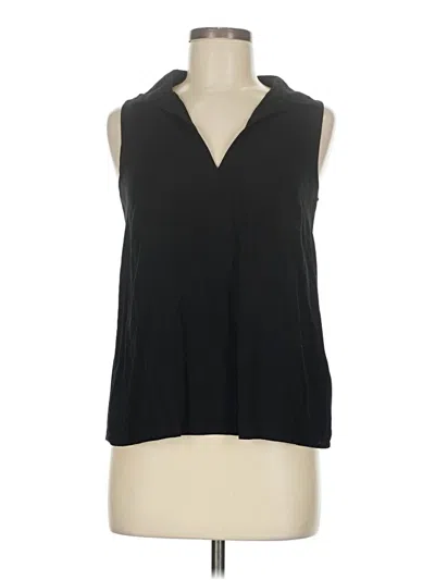 Pre-owned Dkny Sleeveless Blouse In Black