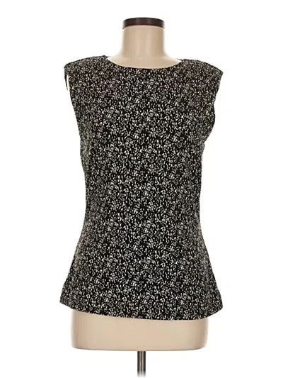 Pre-owned Dkny Sleeveless Blouse In Black