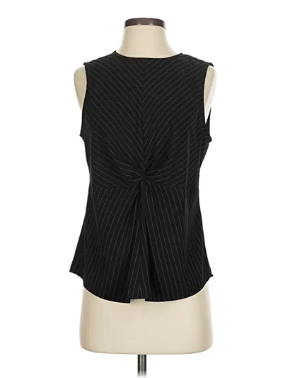 Pre-owned Dkny Sleeveless Blouse In Black