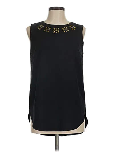 Pre-owned Dkny Sleeveless Blouse In Black