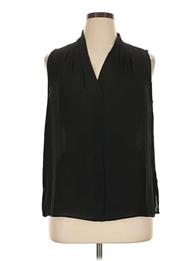 Pre-owned Dkny Sleeveless Blouse In Black