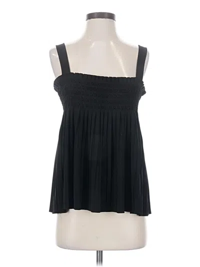 Pre-owned Dkny Sleeveless Blouse In Black