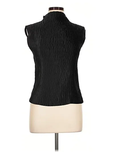 Pre-owned Dkny Sleeveless Blouse In Black