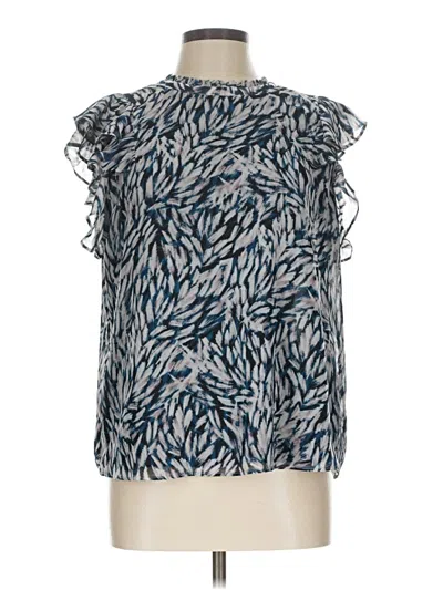 Pre-owned Dkny Sleeveless Blouse In Blue
