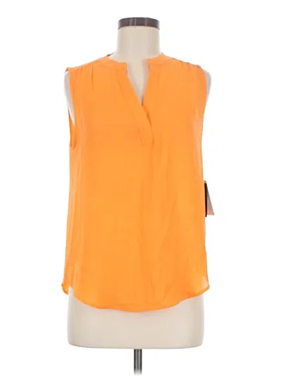 Dkny Sleeveless Blouse In Orange