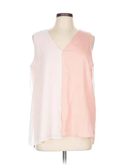 Pre-owned Dkny Sleeveless Blouse In Pink