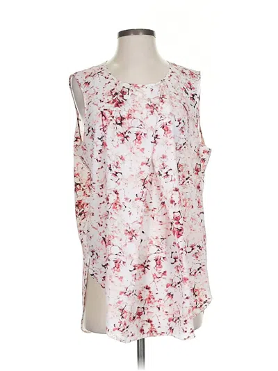 Pre-owned Dkny Sleeveless Blouse In Pink