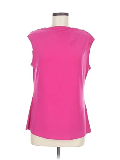 Pre-owned Dkny Sleeveless Blouse In Pink