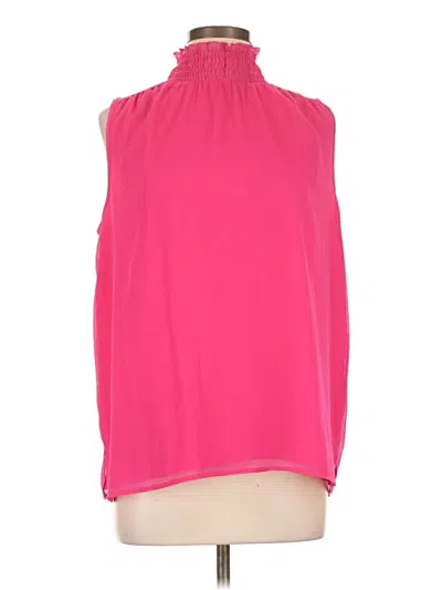 Pre-owned Dkny Sleeveless Blouse In Pink