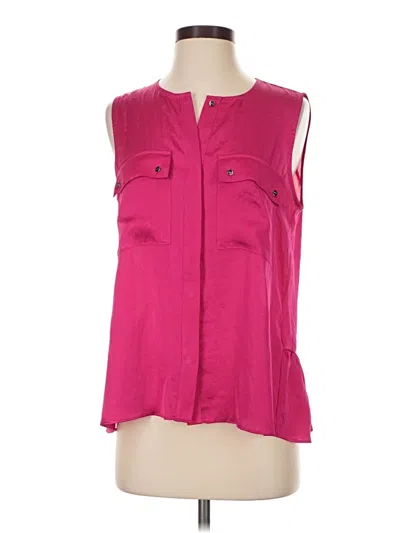 Pre-owned Dkny Sleeveless Blouse In Pink