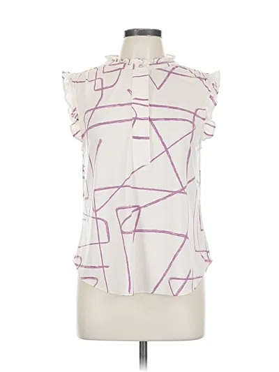 Pre-owned Dkny Sleeveless Blouse In Purple