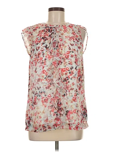 Pre-owned Dkny Sleeveless Blouse In Red